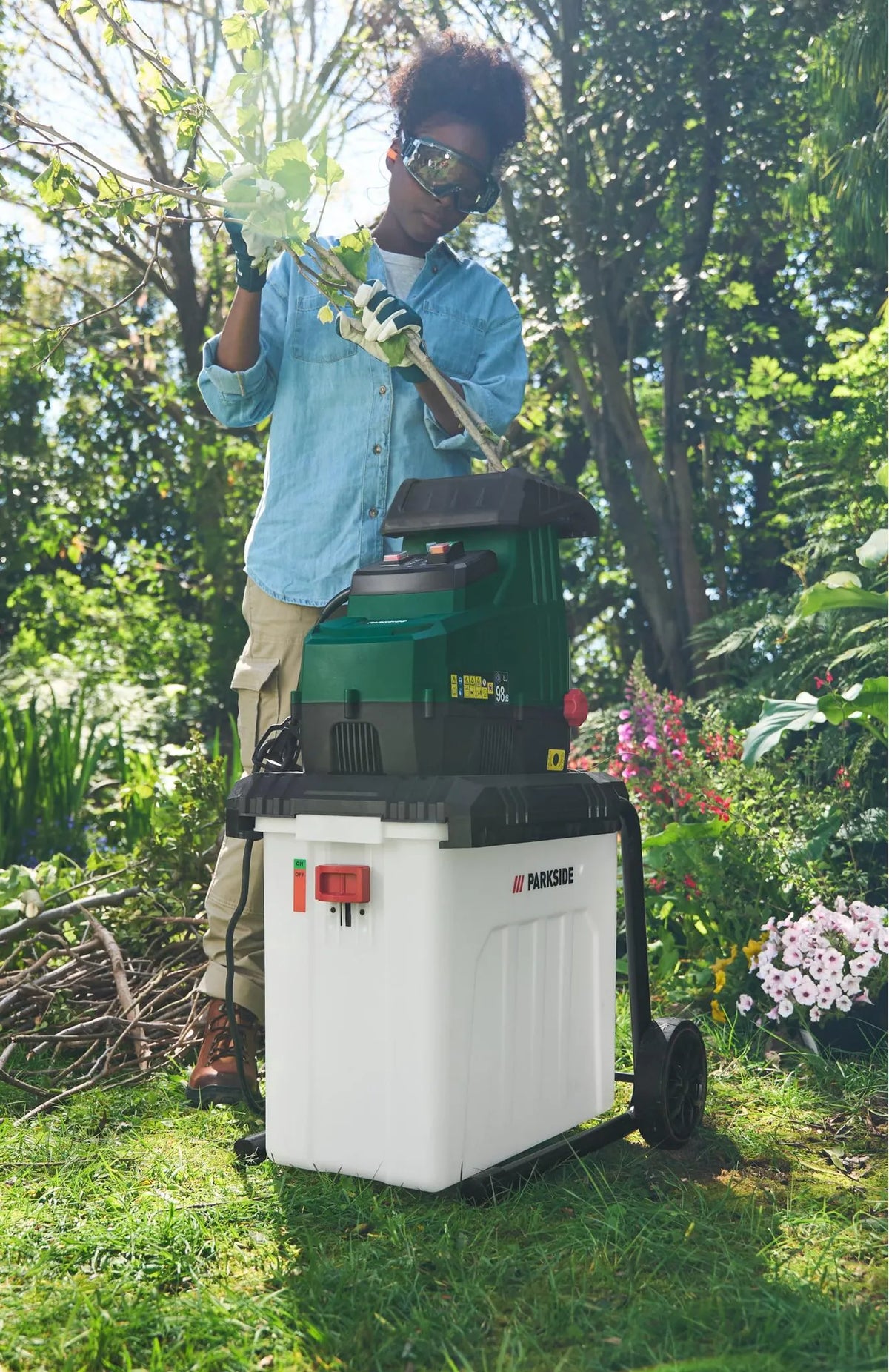 PARKSIDE® Elektro-Walzenhäcksler »PEWH 2800 A1«