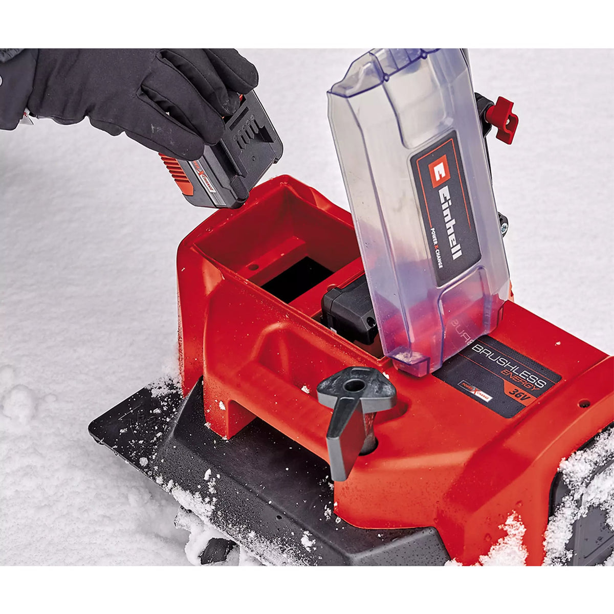 EINHELL Power X-Change Akku-Schneefräse GE-ST 36/40 Li E-Solo, 36Volt (2x18V)