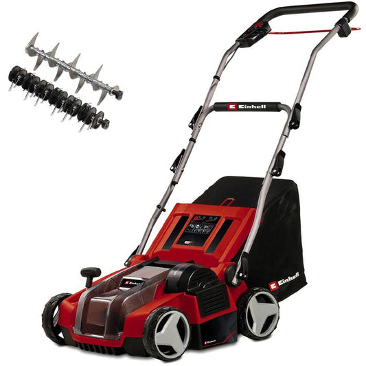 Einhell Vertikutierer GE-SA 36/35 Li-Solo, Akku, 2x 18 V, Arbeitsbreite 35cm, Fangkorb 28 L