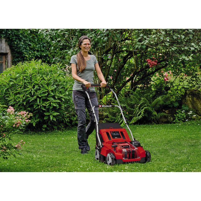 Einhell Vertikutierer GE-SA 36/35 Li-Solo, Akku, 2x 18 V, Arbeitsbreite 35cm, Fangkorb 28 L